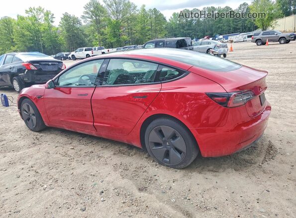 5YJ3E1EB7MF917989 2021 TESLA MODEL Red Trasero izquierdo