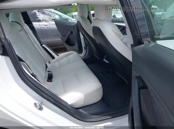 5YJ3E1EB7MF990344 2021 TESLA MODEL 3 White Vista de la etiqueta del VIN