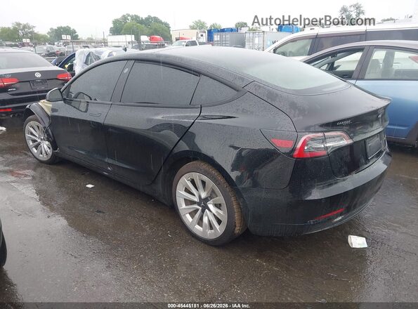 5YJ3E1EB7NF110034 2022 TESLA MODEL 3 Black Панорамний вид салону 360°