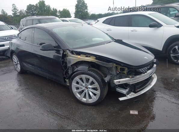 5YJ3E1EB7NF110034 2022 TESLA MODEL 3 Black Вид задньої частини салону
