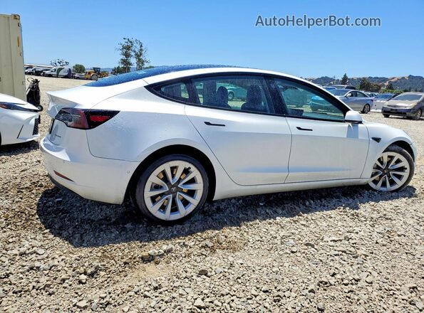 5YJ3E1EB7NF157273 2022 TESLA MODEL White 