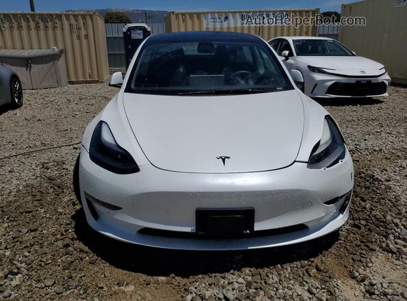 5YJ3E1EB7NF157273 2022 TESLA MODEL White 