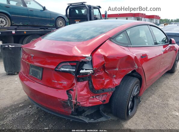 5YJ3E1EB7NF204091 2022 TESLA MODEL 3 Red Դիմացի տեսք
