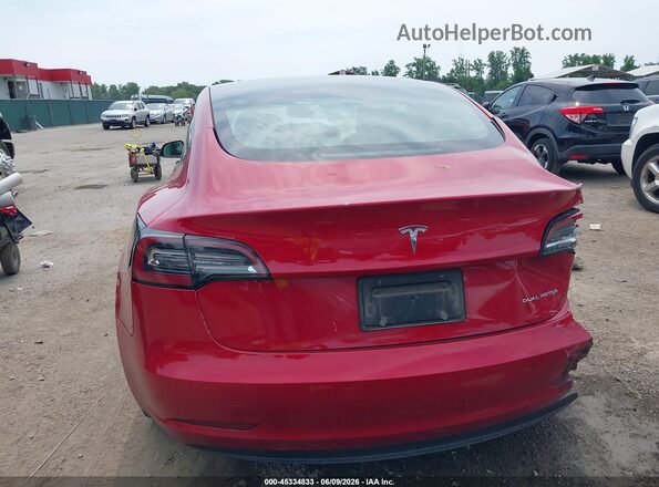 5YJ3E1EB7NF204091 2022 TESLA MODEL 3 Red 