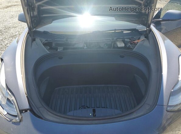5YJ3E1EB7PF614991 2023 TESLA OTHER Gray Вид задньої частини салону