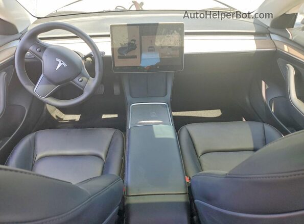 5YJ3E1EB7PF614991 2023 TESLA OTHER Gray Вид панелі приладів