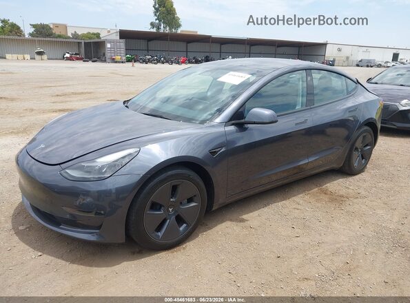 5YJ3E1EB7PF669991 2023 TESLA MODEL 3 Серый Передняя левая четверть