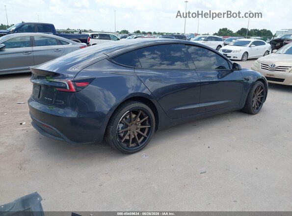 5YJ3E1EB7RF808245 2024 TESLA MODEL 3 Gray Trasero derecho