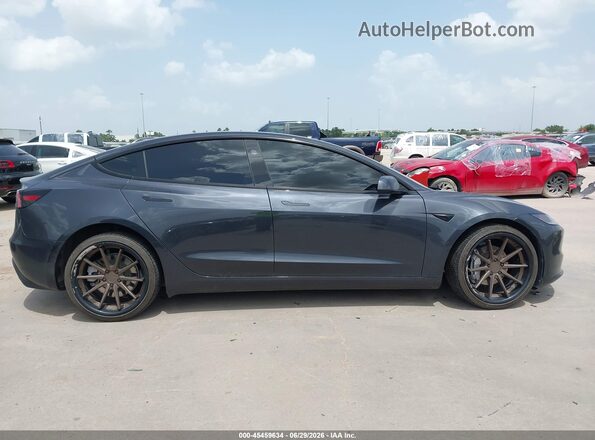 5YJ3E1EB7RF808245 2024 TESLA MODEL 3 Gray Vista del cuadro de instrumentos