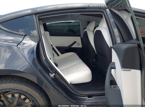 5YJ3E1EB7RF808245 2024 TESLA MODEL 3 Gray Vista de la etiqueta del VIN
