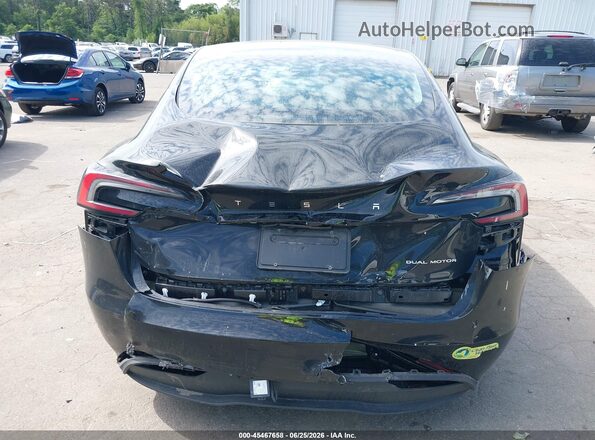 5YJ3E1EB7RF844601 2024 TESLA MODEL 3 Черный Вид спереди
