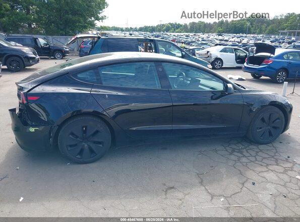 5YJ3E1EB7RF844601 2024 TESLA MODEL 3 Черный Вид задней части салона