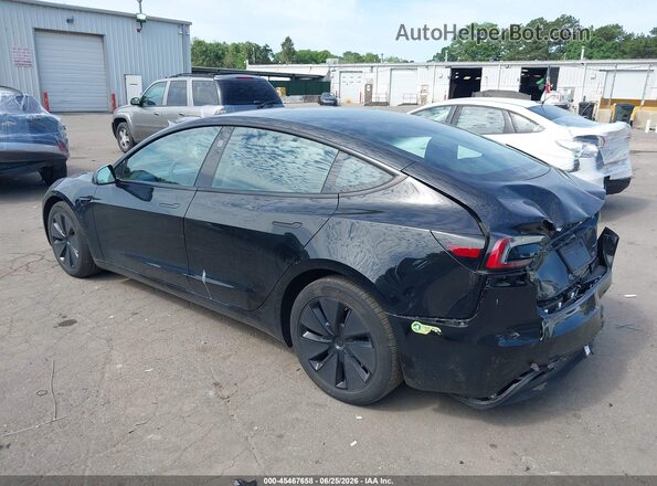 5YJ3E1EB7RF844601 2024 TESLA MODEL 3 Черный Задняя левая четверть
