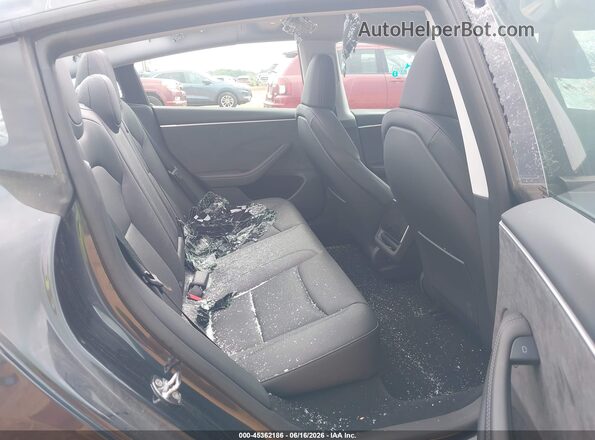 5YJ3E1EB7SF025352 2025 TESLA MODEL 3 Gray VIN կոդի պիտակի տեսք