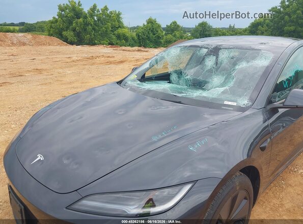 5YJ3E1EB7SF025352 2025 TESLA MODEL 3 Gray Դիմացի տեսք
