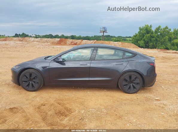 5YJ3E1EB7SF025352 2025 TESLA MODEL 3 Gray Սալոնի 360 աստիճան տեսք