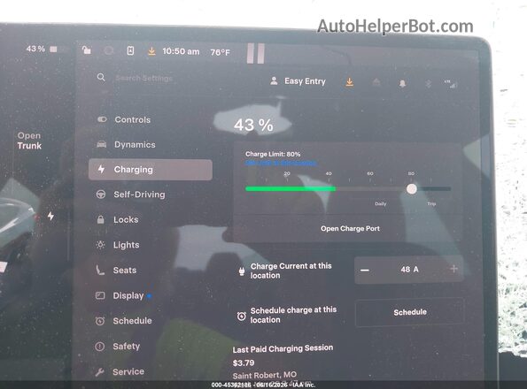 5YJ3E1EB7SF025352 2025 TESLA MODEL 3 Gray 