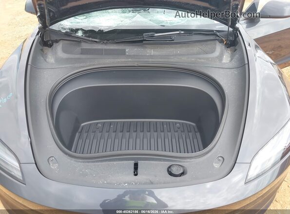 5YJ3E1EB7SF025352 2025 TESLA MODEL 3 Gray Հետևի տեսք