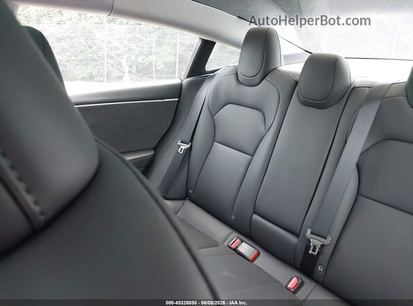 5YJ3E1EB7SF935034 2025 TESLA MODEL 3 Gray Widok naklejki z numerem VIN
