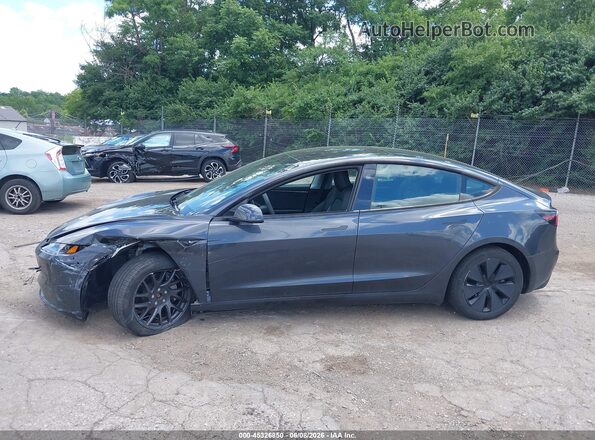 5YJ3E1EB7SF935034 2025 TESLA MODEL 3 Gray Widok wnętrza 360 stopni
