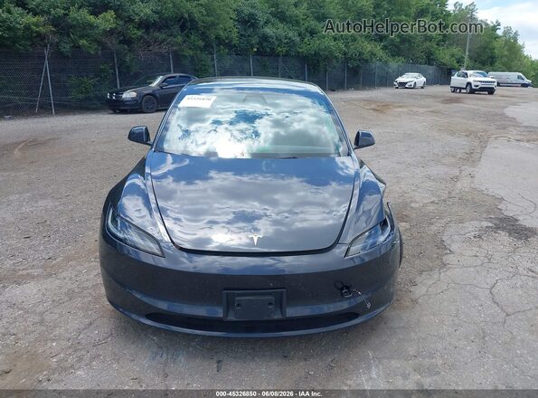 5YJ3E1EB7SF935034 2025 TESLA MODEL 3 Gray Widok zestawu wskaźników