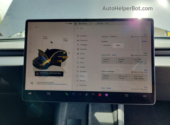 5YJ3E1EB7SF993872 2025 TESLA MODEL Black 