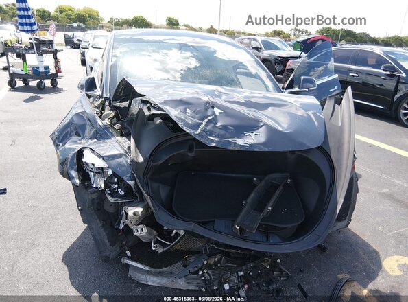 5YJ3E1EB8JF068709 2018 TESLA MODEL 3 Gray Вид спереду
