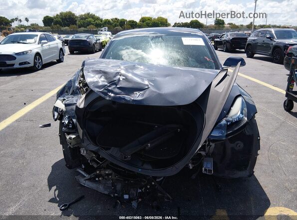 5YJ3E1EB8JF068709 2018 TESLA MODEL 3 Gray Вид панелі приладів