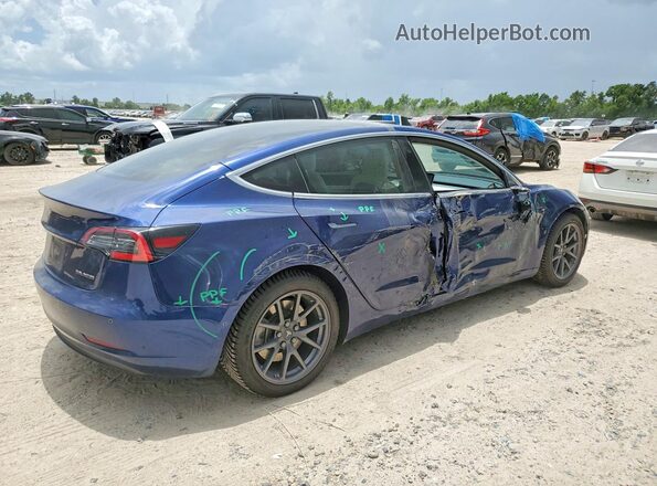 5YJ3E1EB8JF099832 2018 TESLA OTHER Blue Задня права чверть