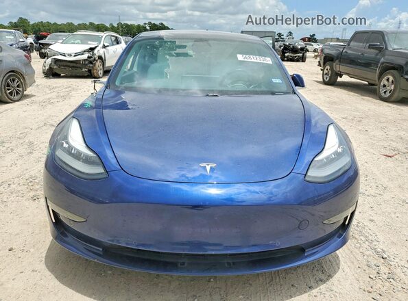 5YJ3E1EB8JF099832 2018 TESLA OTHER Blue Вид спереду
