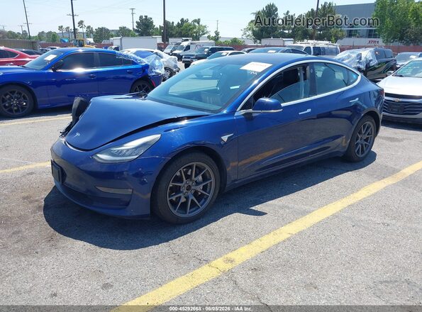 5YJ3E1EB8JF114880 2018 TESLA MODEL 3 Blue Front left