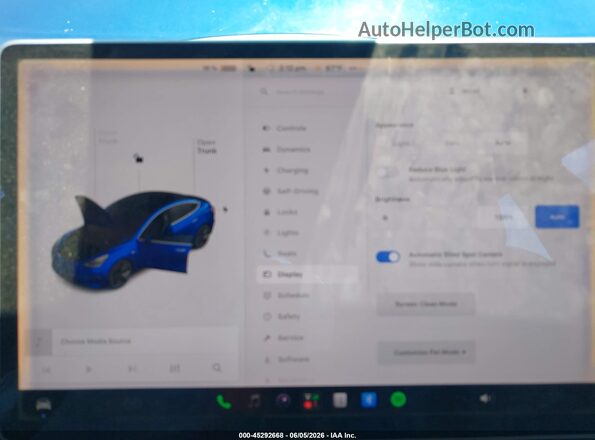 5YJ3E1EB8JF114880 2018 TESLA MODEL 3 Blue 