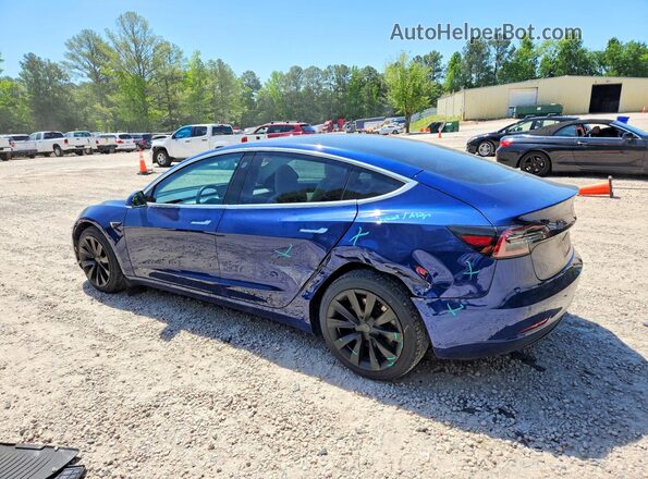 5YJ3E1EB8JF134689 2018 TESLA MODEL Blue Հետևի ձախ