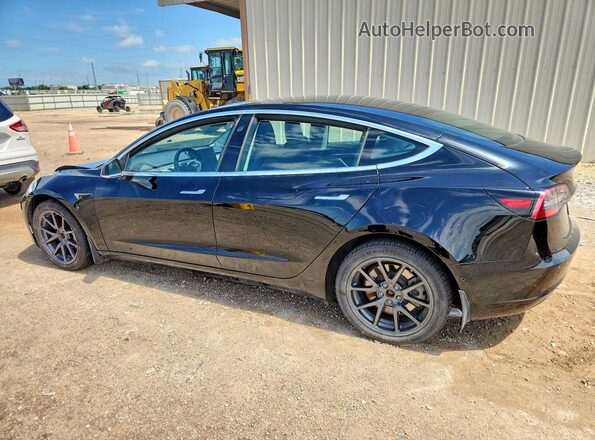 5YJ3E1EB8KF359325 2019 TESLA MODEL Black Tył lewy