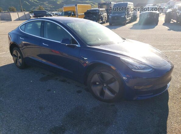 5YJ3E1EB8KF387366 2019 TESLA MODEL Blue Przód prawy