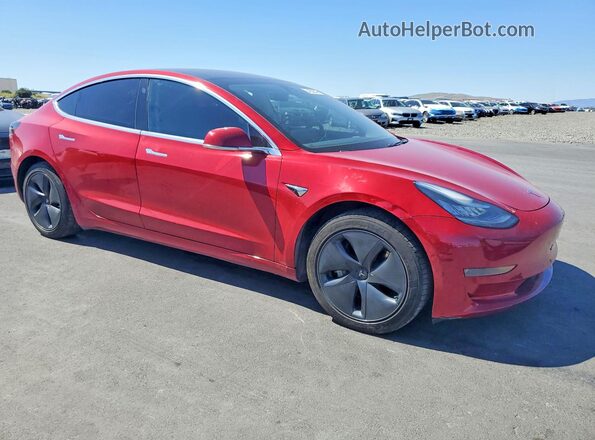 5YJ3E1EB8KF432869 2019 TESLA MODEL Red წინა მარჯვენა