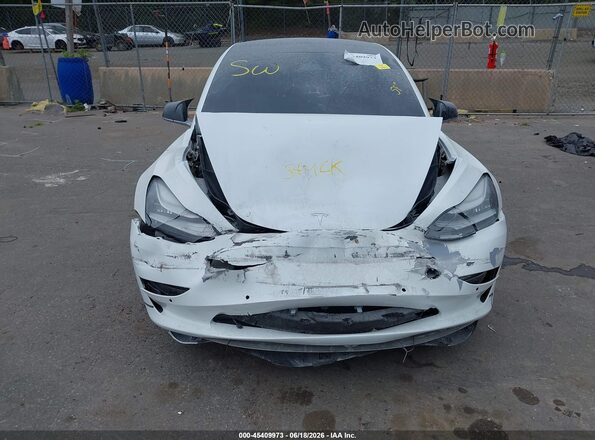 5YJ3E1EB8KF440406 2019 TESLA MODEL 3 White Вид спереду