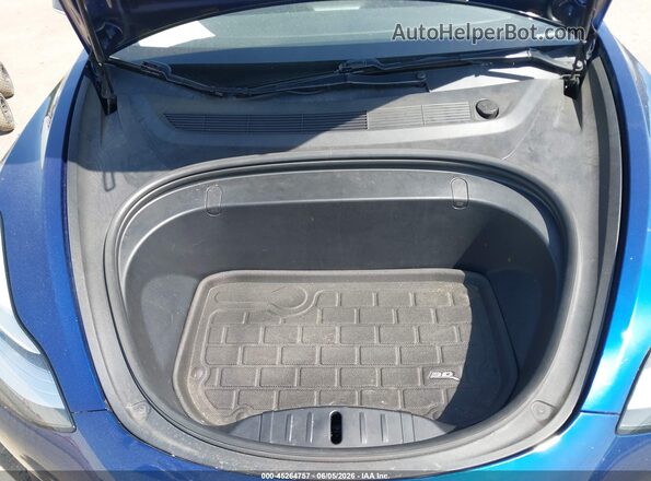 5YJ3E1EB8KF497561 2019 TESLA MODEL 3 Blue Հետևի տեսք