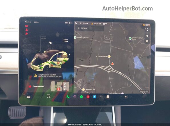 5YJ3E1EB8KF497561 2019 TESLA MODEL 3 Blue 