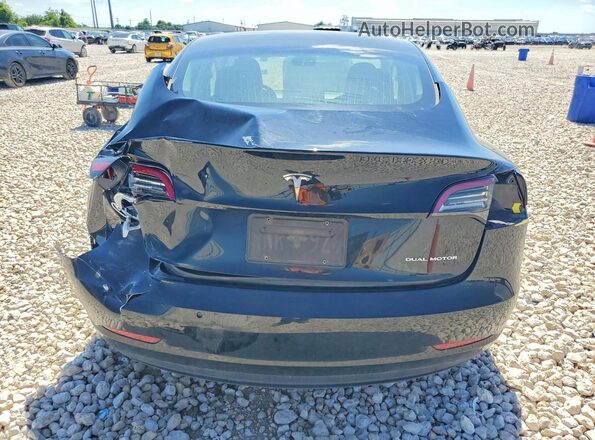 5YJ3E1EB8LF647802 2020 TESLA OTHER Черный Вид сзади