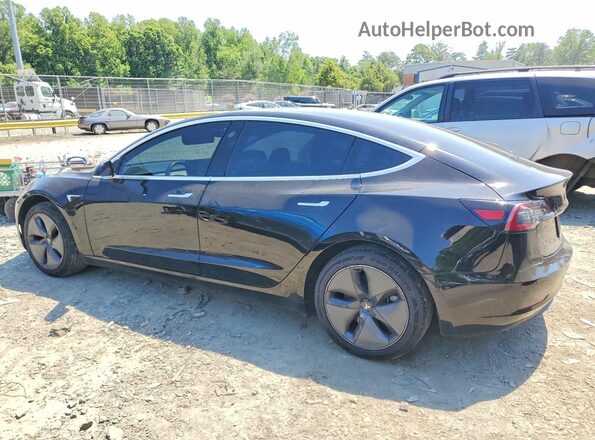 5YJ3E1EB8LF734874 2020 TESLA MODEL Black უკანა მარცხენა