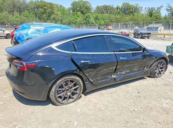 5YJ3E1EB8LF734874 2020 TESLA MODEL Black უკანა მარჯვენა