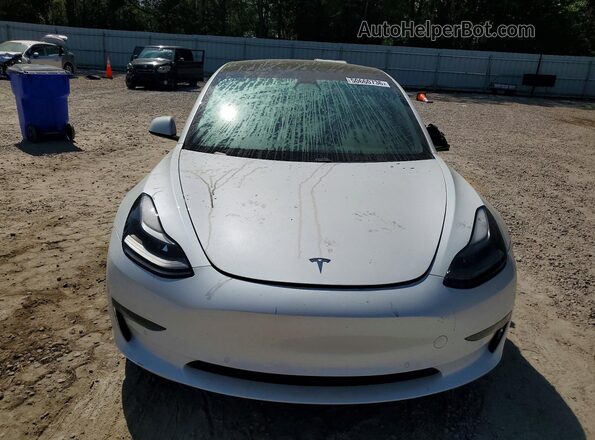 5YJ3E1EB8MF034953 2021 TESLA MODEL White Вид спереду