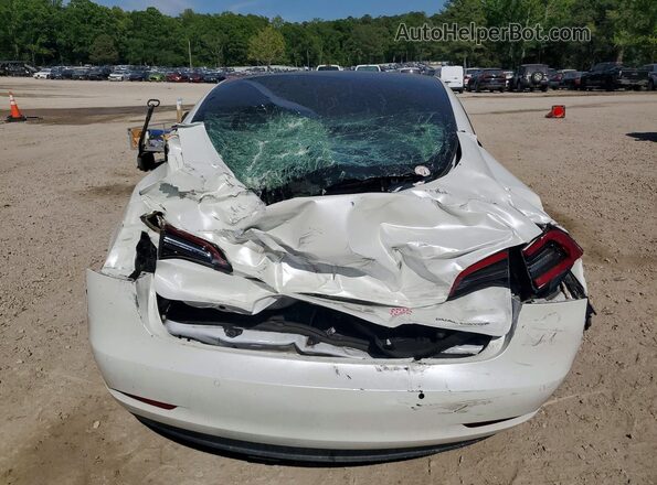 5YJ3E1EB8MF034953 2021 TESLA MODEL White Вид ззаду