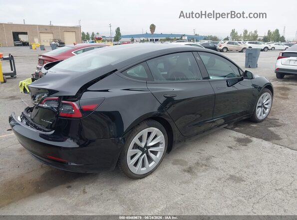 5YJ3E1EB8MF075955 2021 TESLA MODEL 3 Black Trasero derecho
