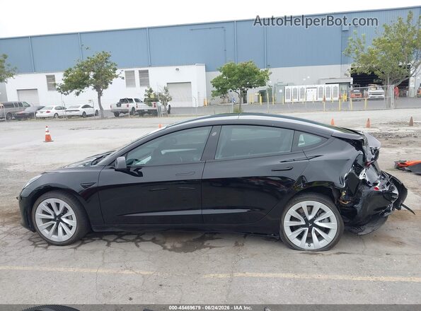 5YJ3E1EB8MF075955 2021 TESLA MODEL 3 Black Vista interior trasera