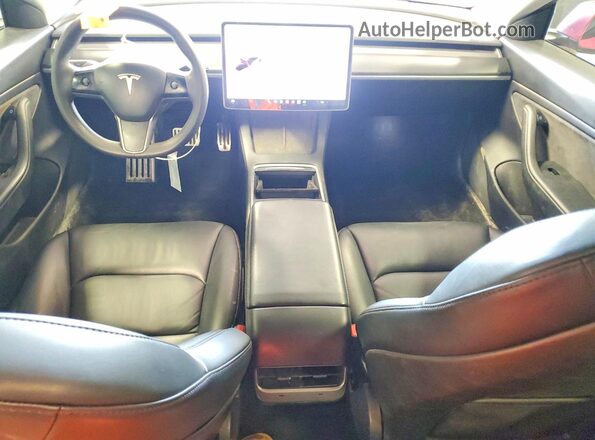 5YJ3E1EB8MF862405 2021 TESLA MODEL Pink წინა პანელის ხედი