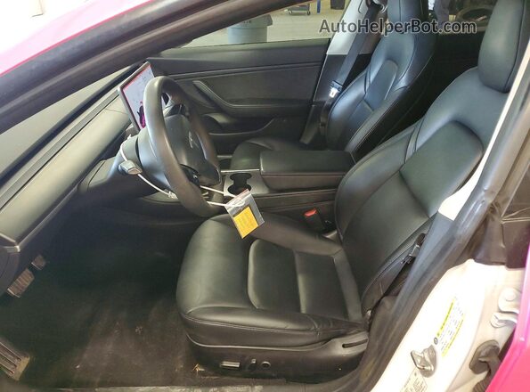5YJ3E1EB8MF862405 2021 TESLA MODEL Pink წინა სალონის ხედი