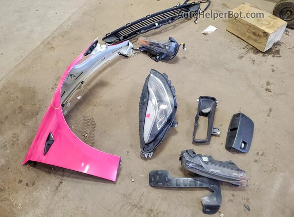 5YJ3E1EB8MF862405 2021 TESLA MODEL Pink ძრავის განყოფილების ხედი
