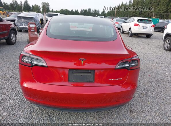5YJ3E1EB8MF999053 2021 TESLA MODEL 3 Красный 